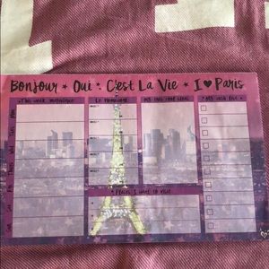 weekly planner for school . NEVER USED